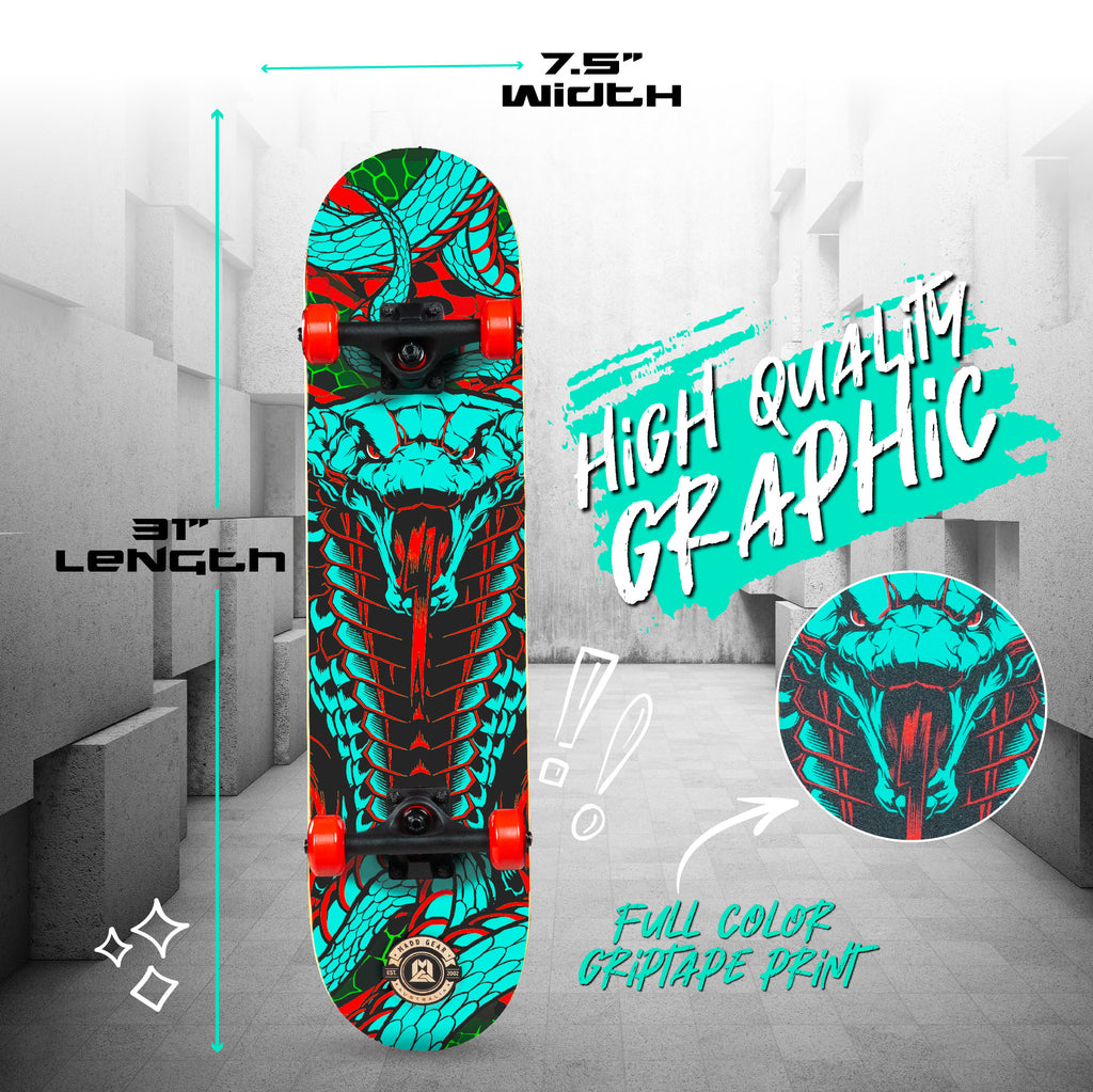 MADD GEAR 31" POPSICLE LTR SKATEBOARD SLITHER