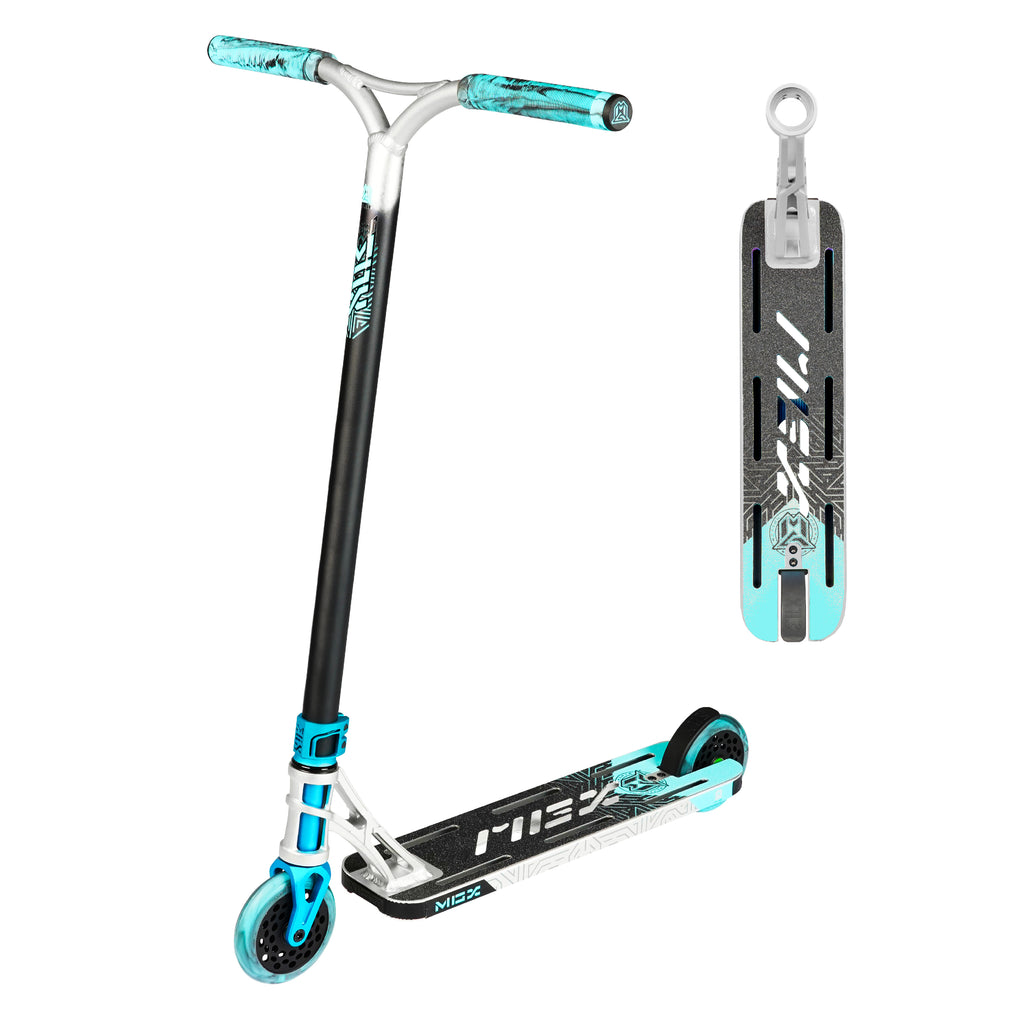 MADD GEAR MGX E1 EXTREME SCOOTER SILVER / TEAL